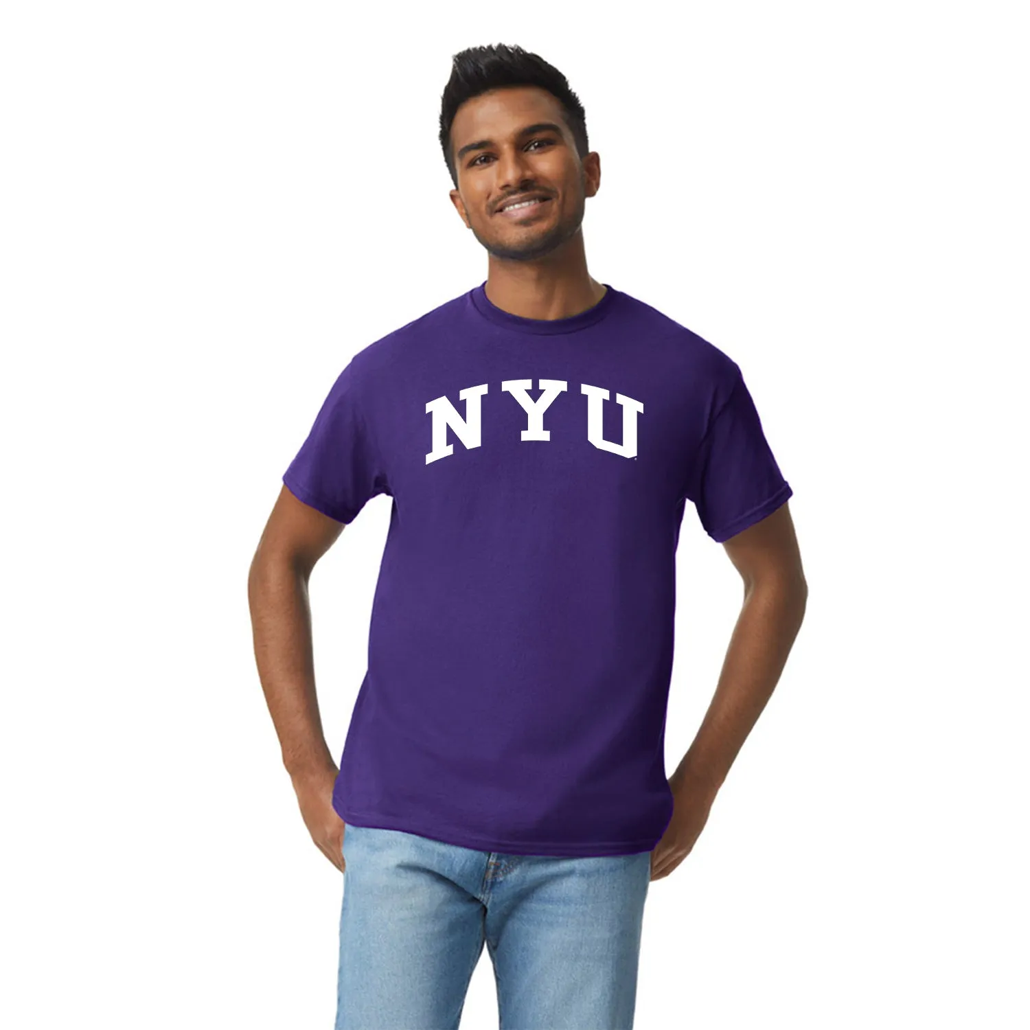 New York University Classic T-Shirt (Violet) sold by Barnesmith product image thumbnail 2