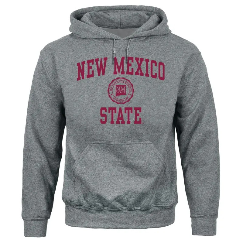 New Mexico State University Heritage Hooded Sweatshirt (Charcoal Grey) sold by Barnesmith