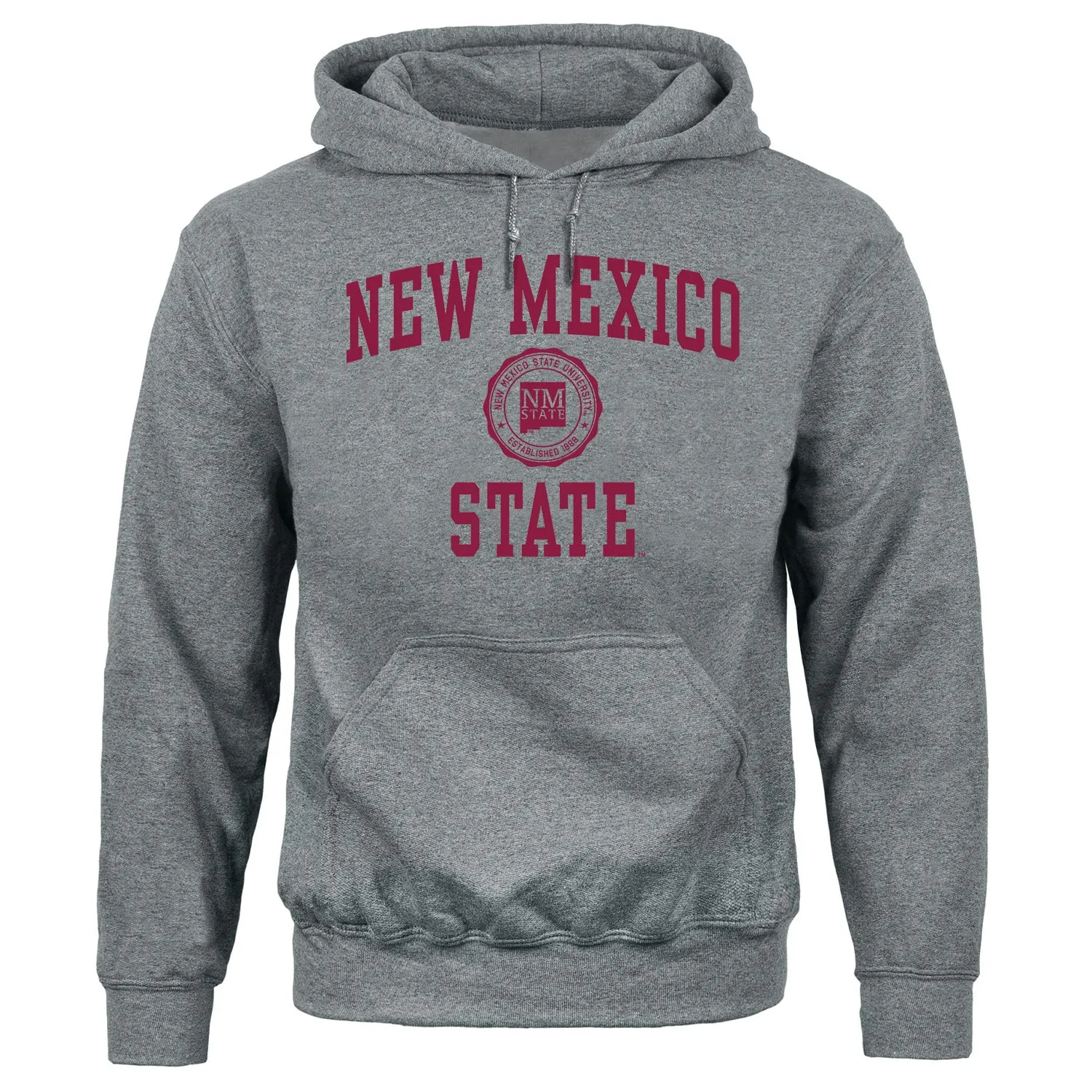 New Mexico State University Heritage Hooded Sweatshirt (Charcoal Grey) sold by Barnesmith
