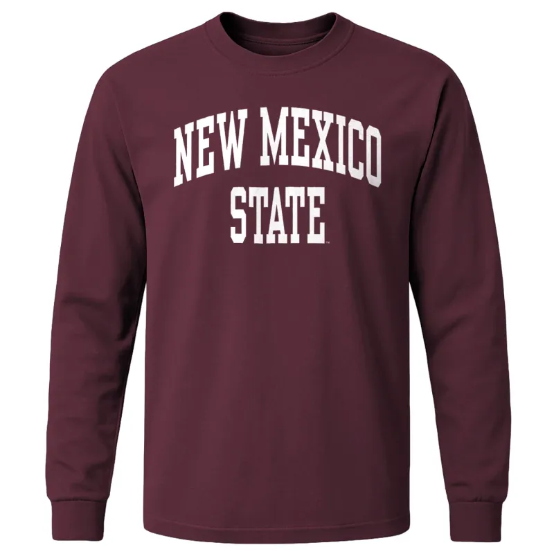 New Mexico State University Classic Long Sleeve T-Shirt (Maroon) sold by Barnesmith