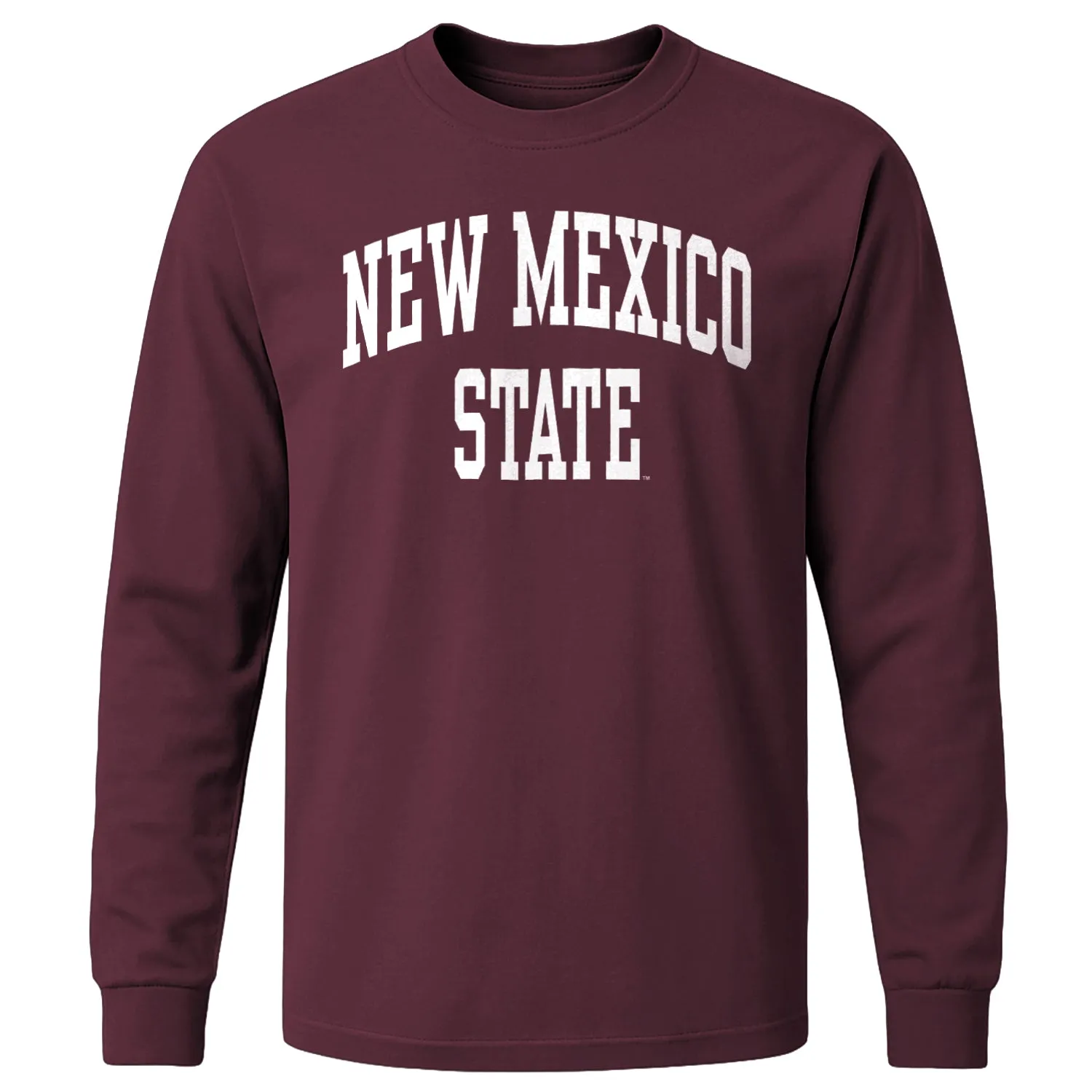 New Mexico State University Classic Long Sleeve T-Shirt (Maroon) sold by Barnesmith