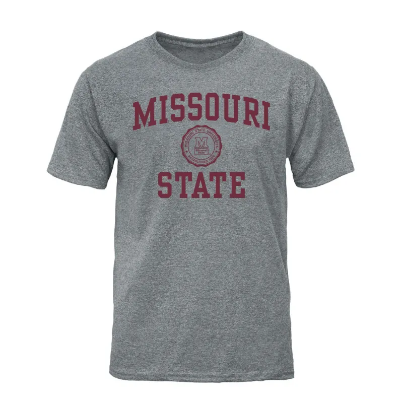 Missouri State University Heritage T-Shirt (Charcoal Grey) sold by Barnesmith