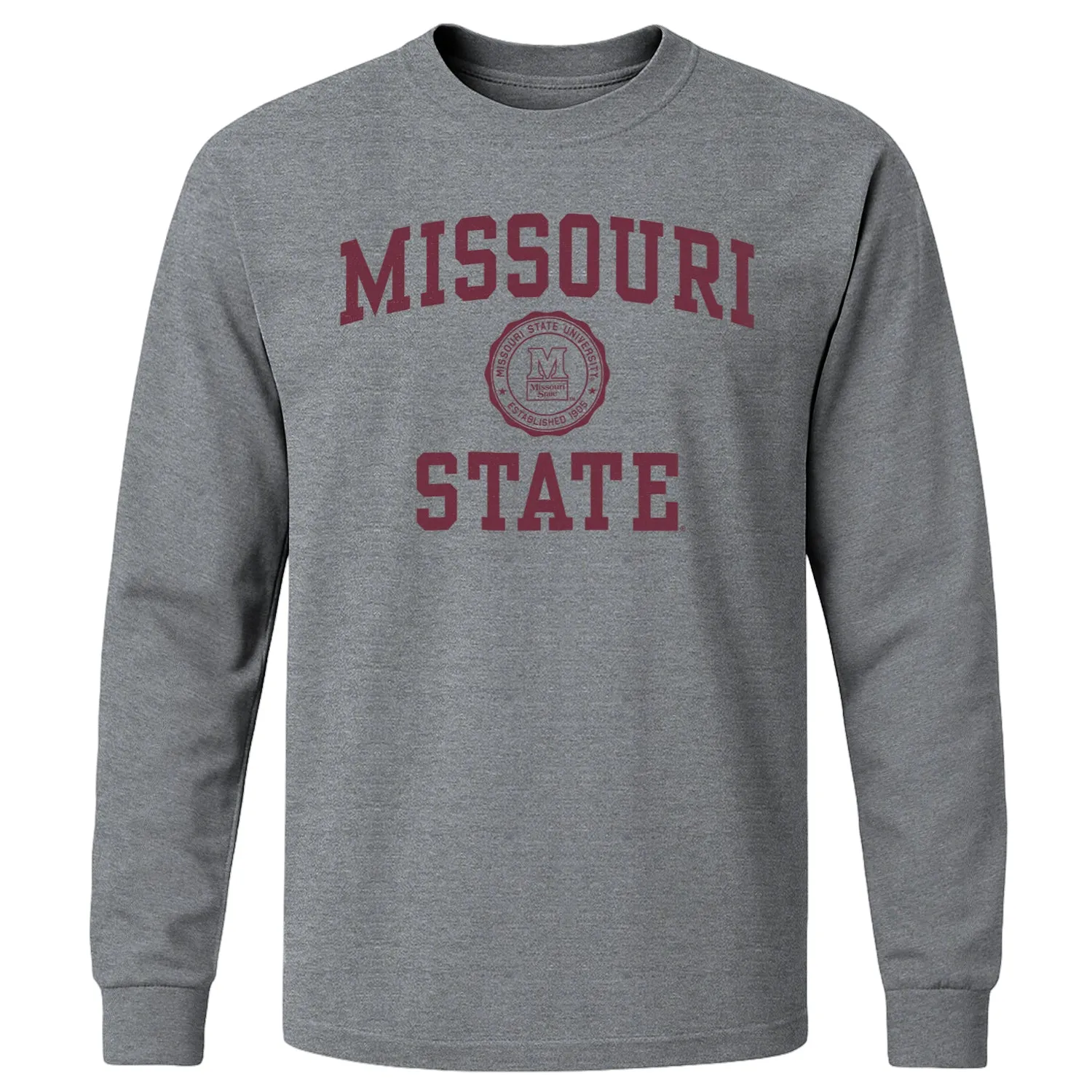 Missouri State University Heritage Long Sleeve T-Shirt (Charcoal Grey) sold by Barnesmith