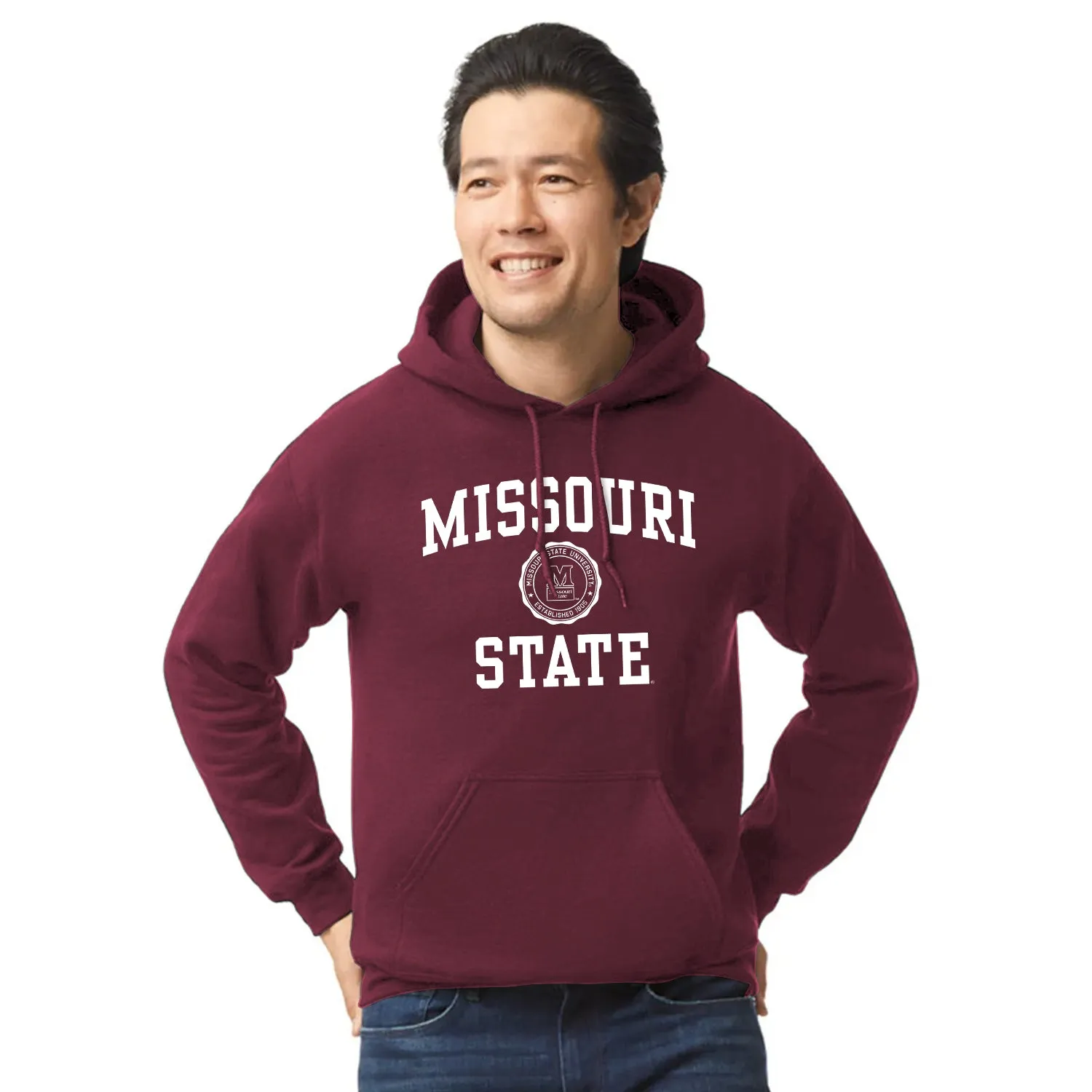 Missouri State University Heritage Hooded Sweatshirt (Maroon) sold by Barnesmith product image thumbnail 2