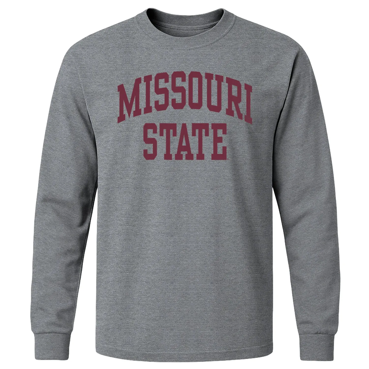 Missouri State University Classic Long Sleeve T-Shirt (Charcoal Grey) sold by Barnesmith