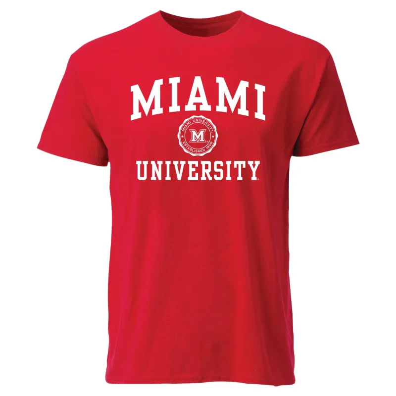 Miami University Heritage T-Shirt (Red) sold by Barnesmith