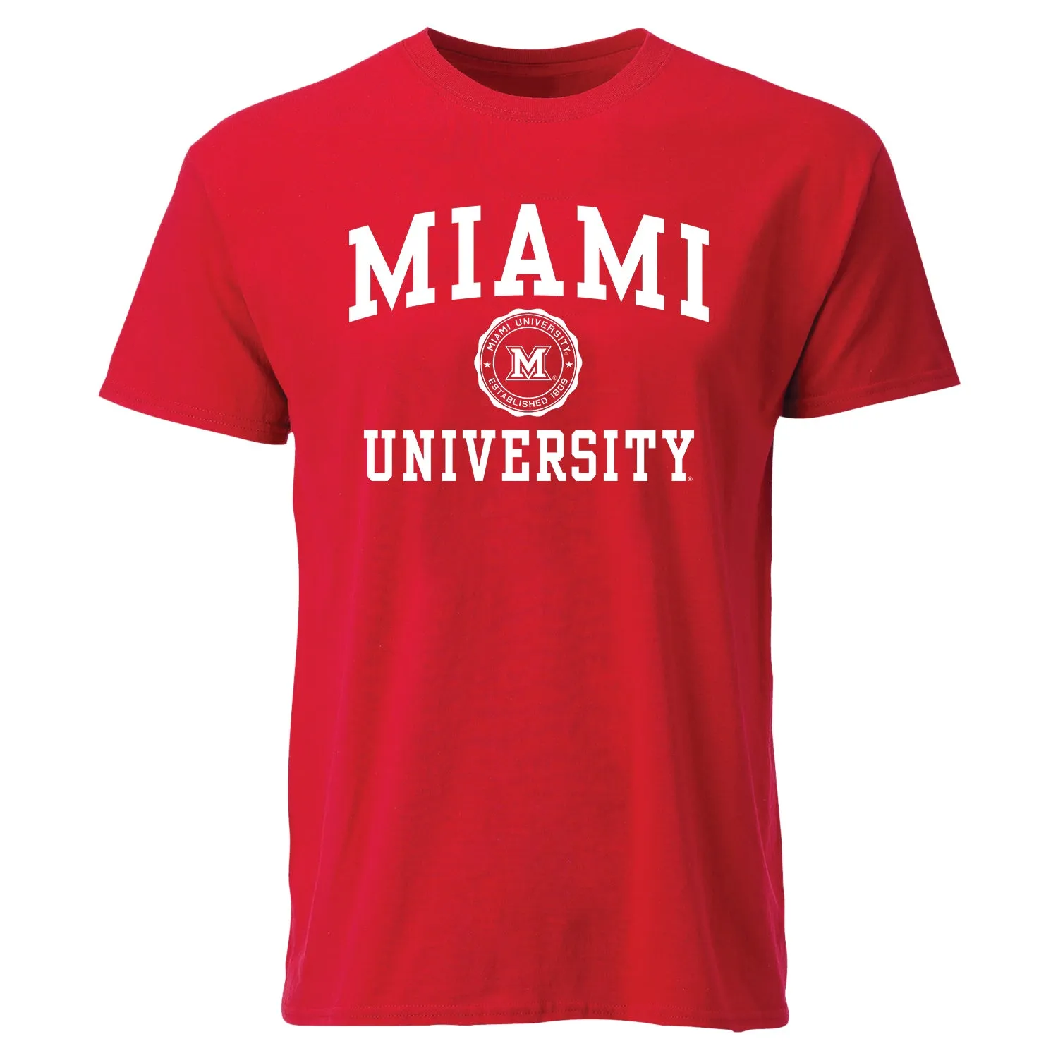 Miami University Heritage T-Shirt (Red) sold by Barnesmith