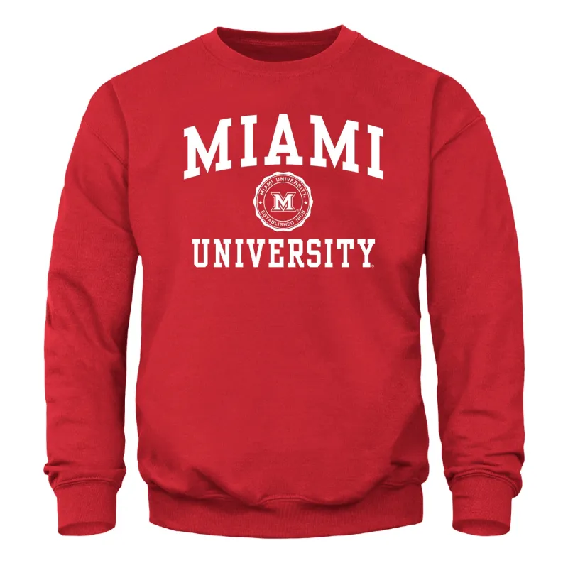 Miami University Heritage Sweatshirt (Red) sold by Barnesmith
