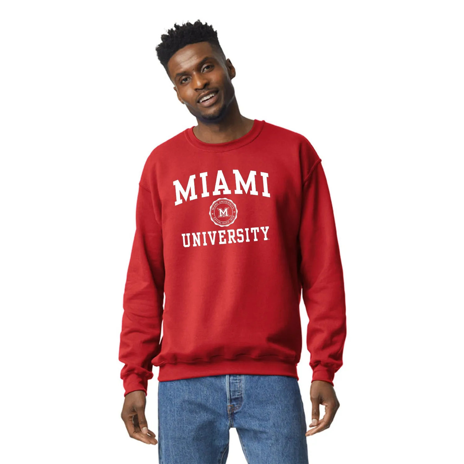 Miami University Heritage Sweatshirt (Red) sold by Barnesmith product image thumbnail 2