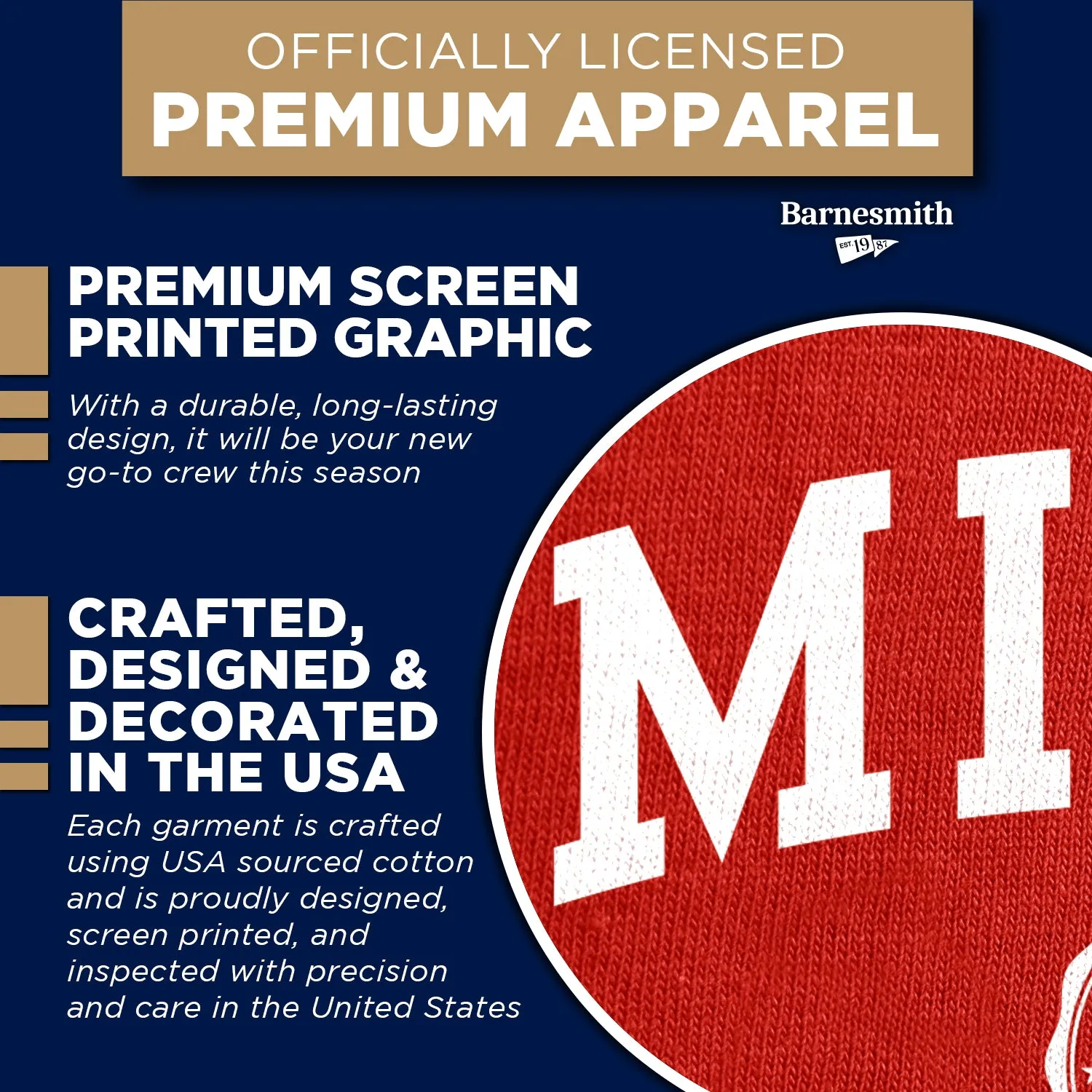 Miami University Heritage Sweatshirt (Red) sold by Barnesmith product image thumbnail 4