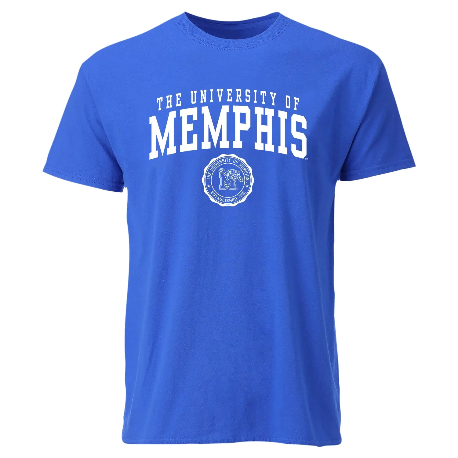 The University of Memphis Heritage T-Shirt (Royal Blue) sold by Barnesmith