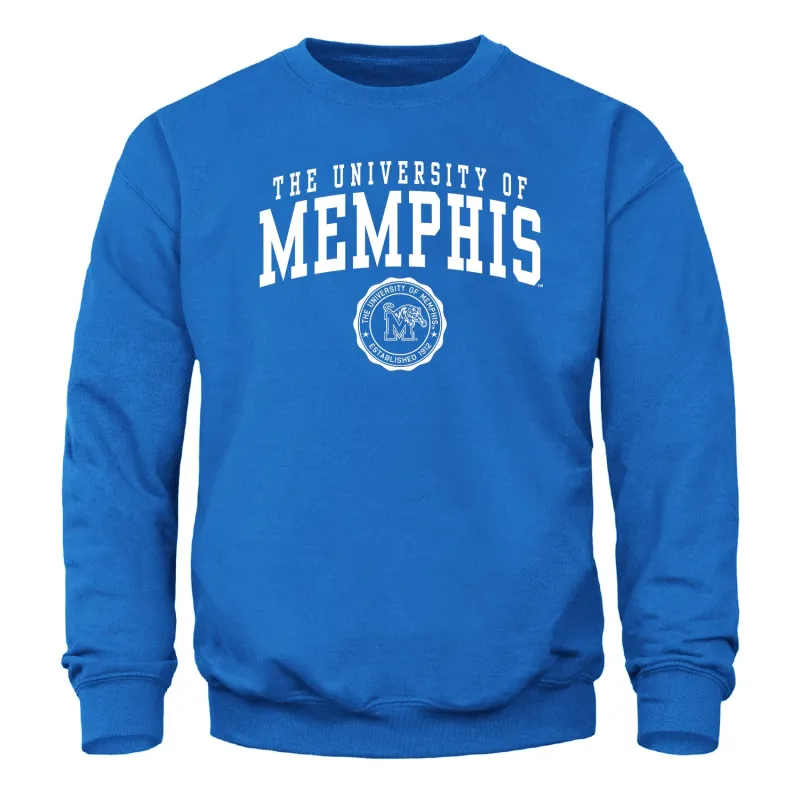 The University of Memphis Heritage Sweatshirt (Royal Blue) sold by Barnesmith