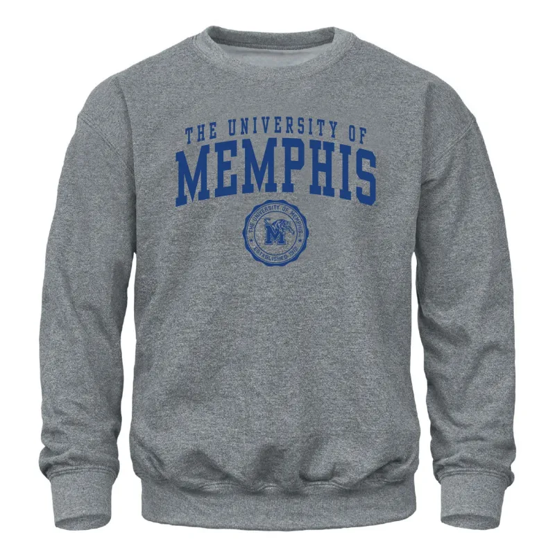 The University of Memphis Heritage Sweatshirt (Charcoal Grey) sold by Barnesmith