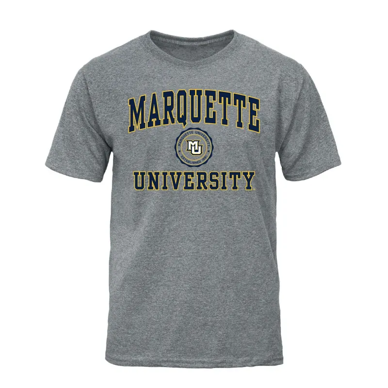 Marquette University Heritage T-Shirt (Charcoal Grey) sold by Barnesmith