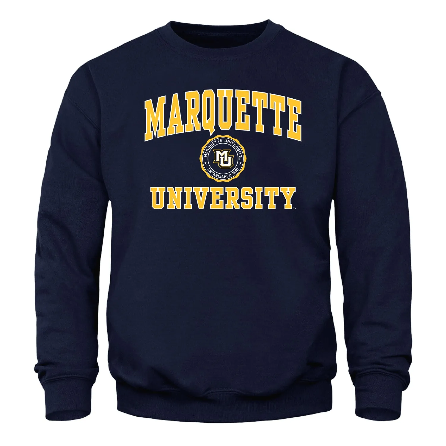 Marquette University Heritage Sweatshirt (Navy) sold by Barnesmith