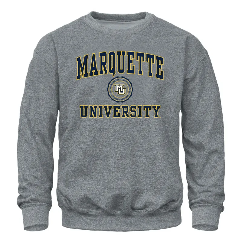 Marquette University Heritage Sweatshirt (Charcoal Grey) sold by Barnesmith