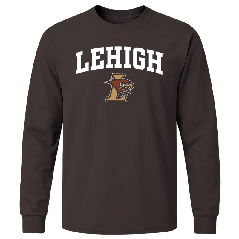 Lehigh University Heritage Long Sleeve T-Shirt (Brown) sold by Barnesmith