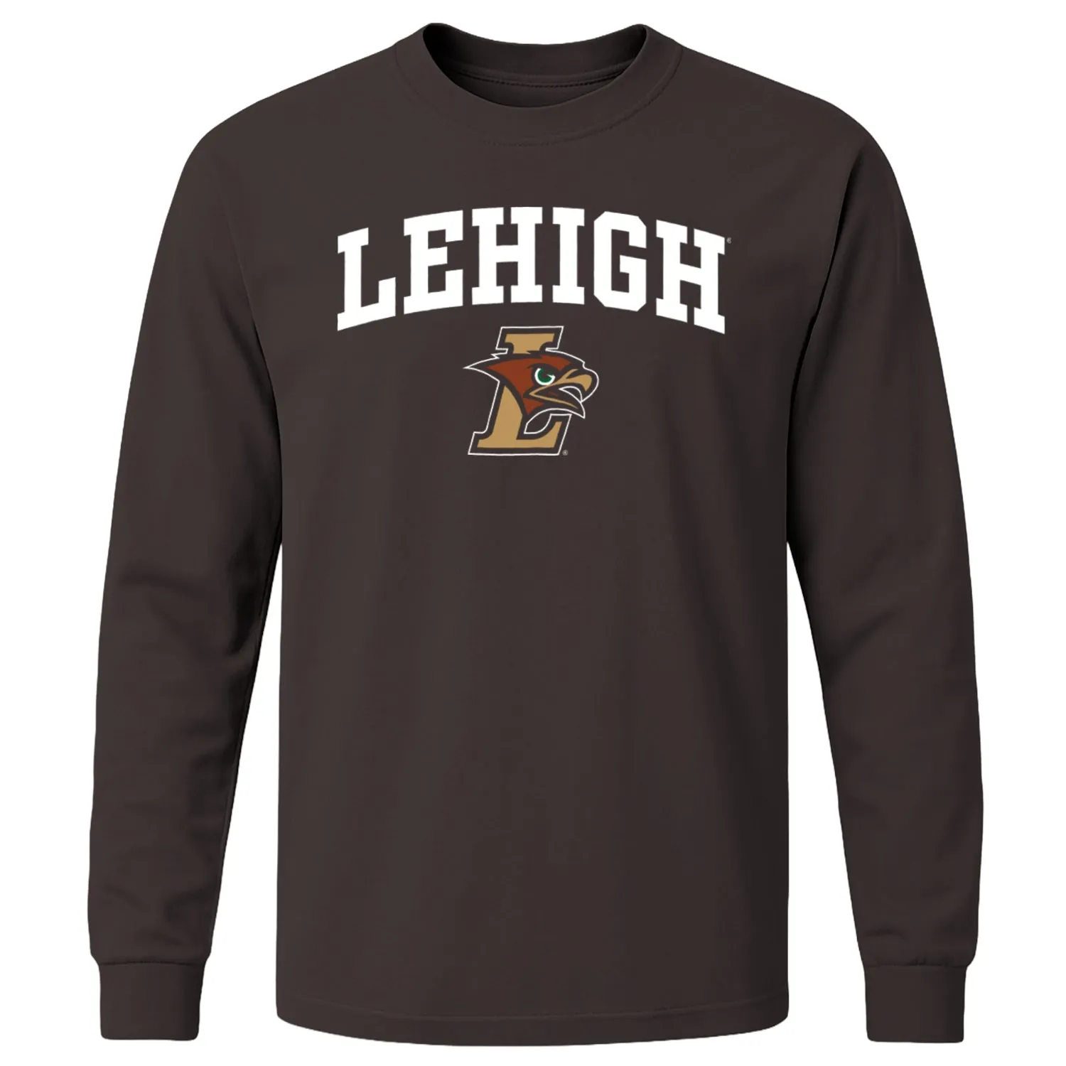 Lehigh University Heritage Long Sleeve T-Shirt (Brown) sold by Barnesmith