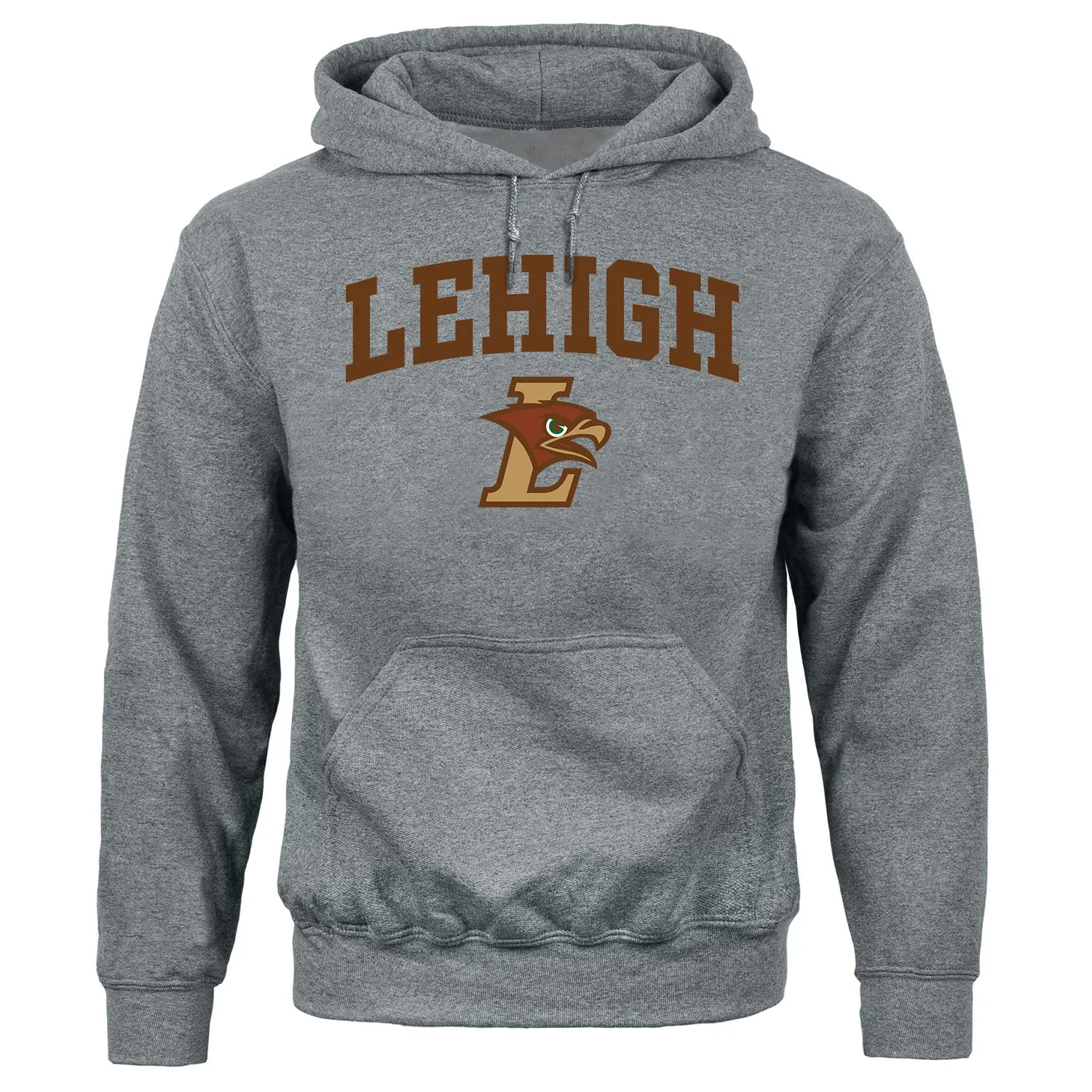 Lehigh University Heritage Hooded Sweatshirt (Charcoal Grey) sold by Barnesmith
