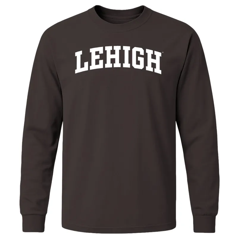Lehigh University Classic Long Sleeve T-Shirt (Brown) sold by Barnesmith