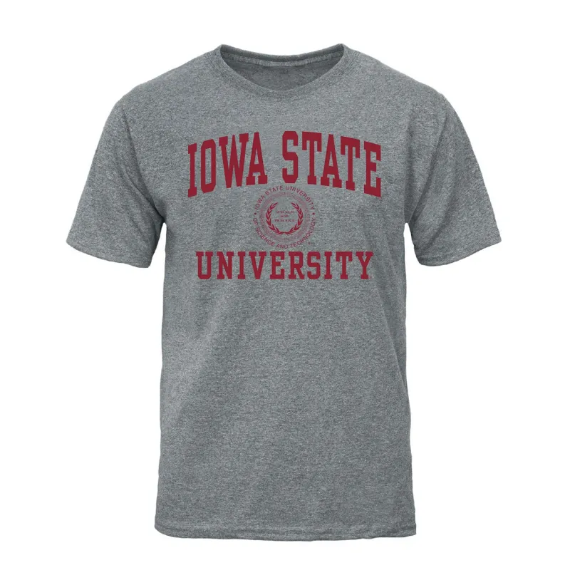 Iowa State University Heritage T-Shirt (Charcoal Grey) sold by Barnesmith