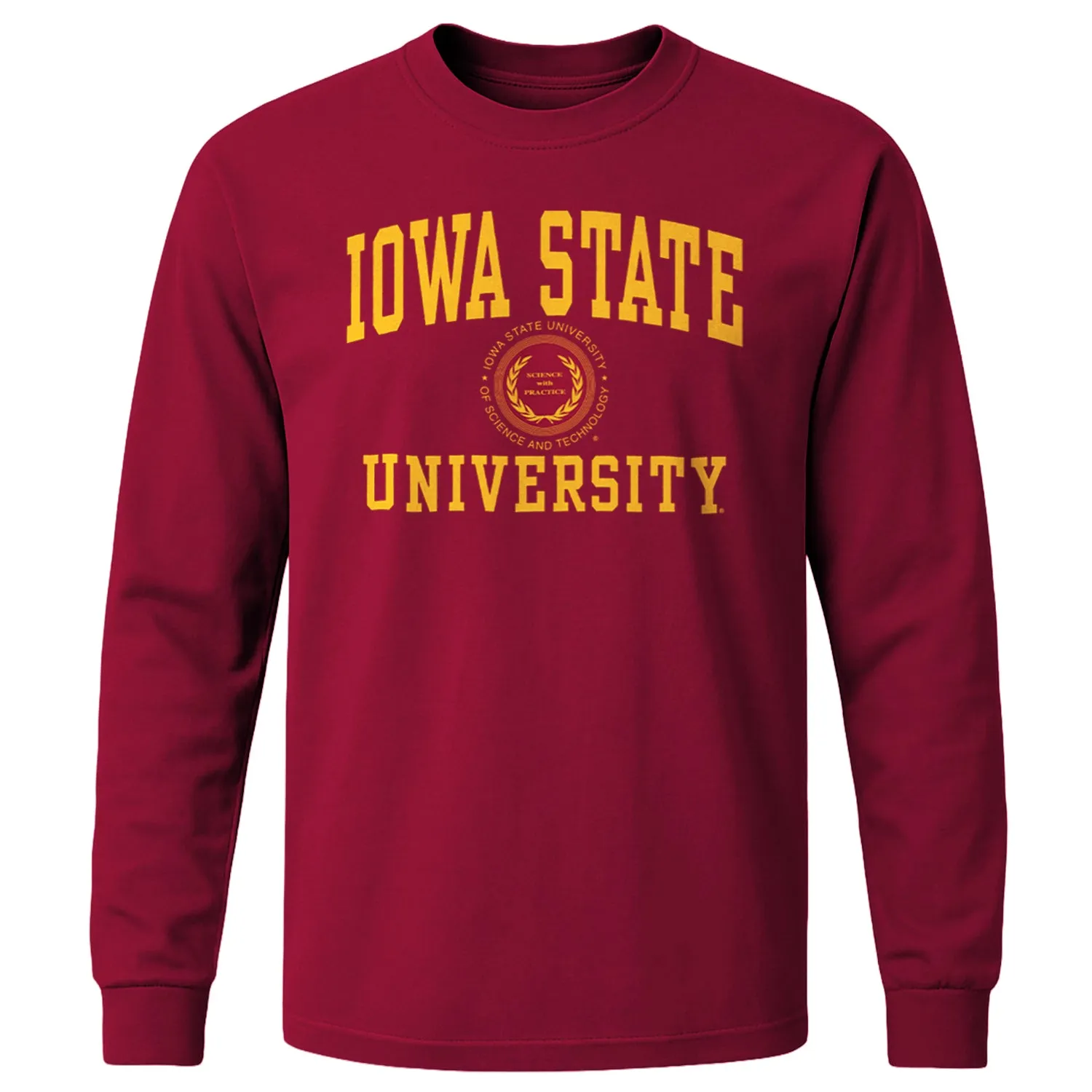 Iowa State University Heritage Long Sleeve T-Shirt (Cardinal) sold by Barnesmith