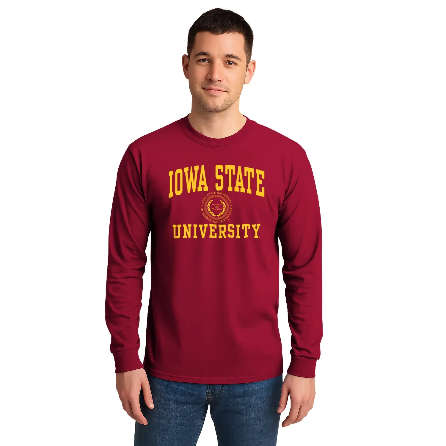 Iowa State University Heritage Long Sleeve T-Shirt (Cardinal) sold by Barnesmith product image thumbnail 2