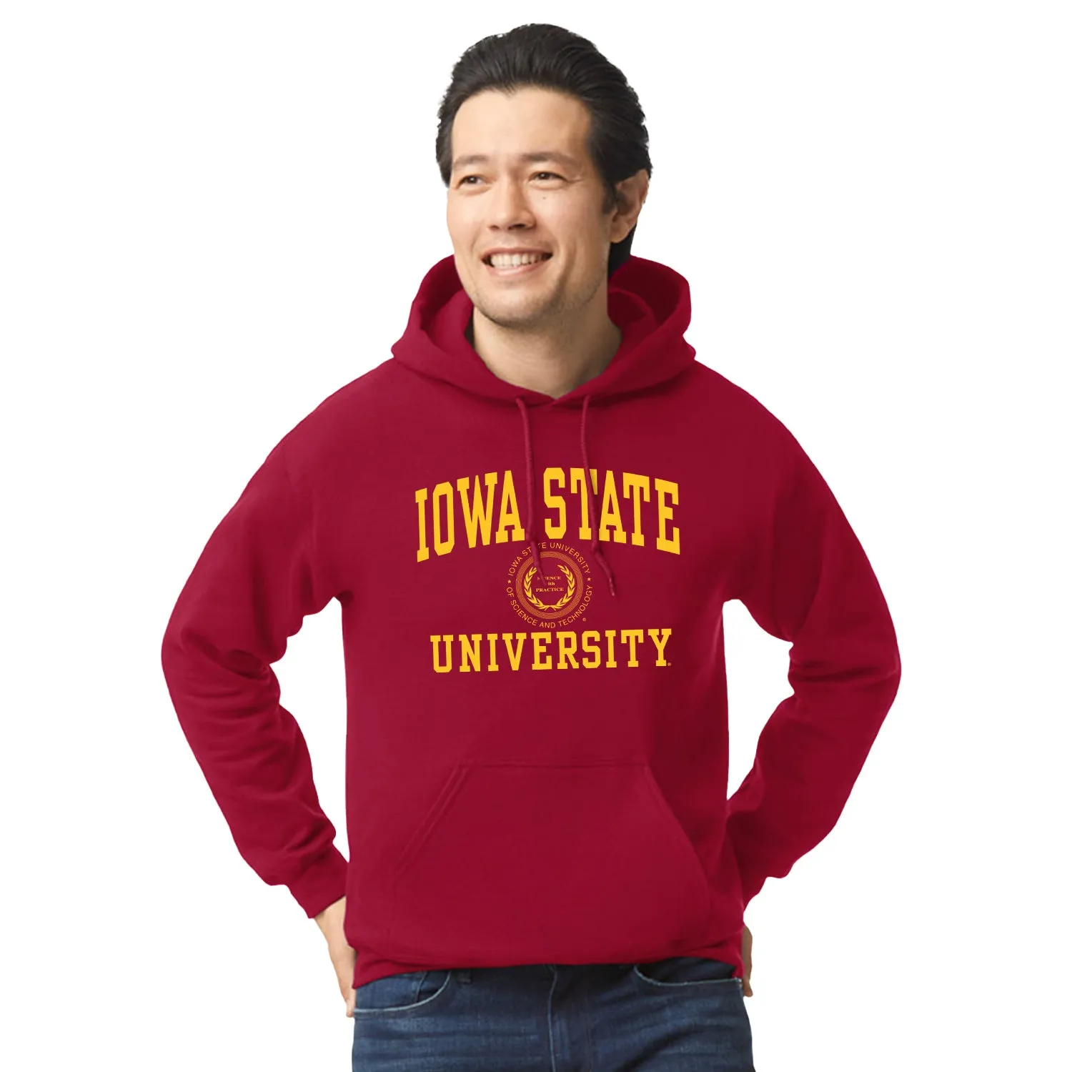 Iowa State University Heritage Hooded Sweatshirt (Cardinal) sold by Barnesmith product image thumbnail 2