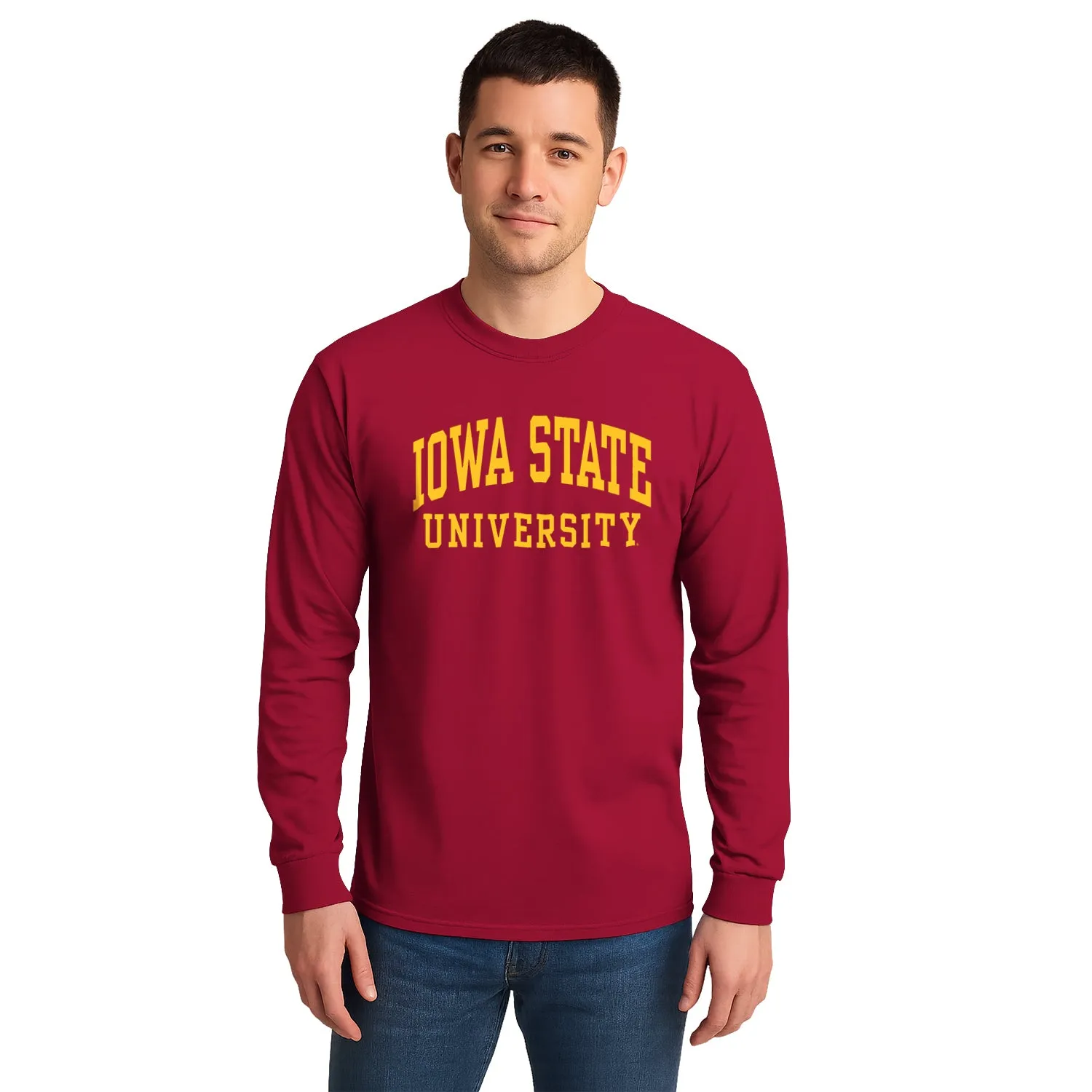 Iowa State University Classic Long Sleeve T-Shirt (Cardinal) sold by Barnesmith product image thumbnail 2