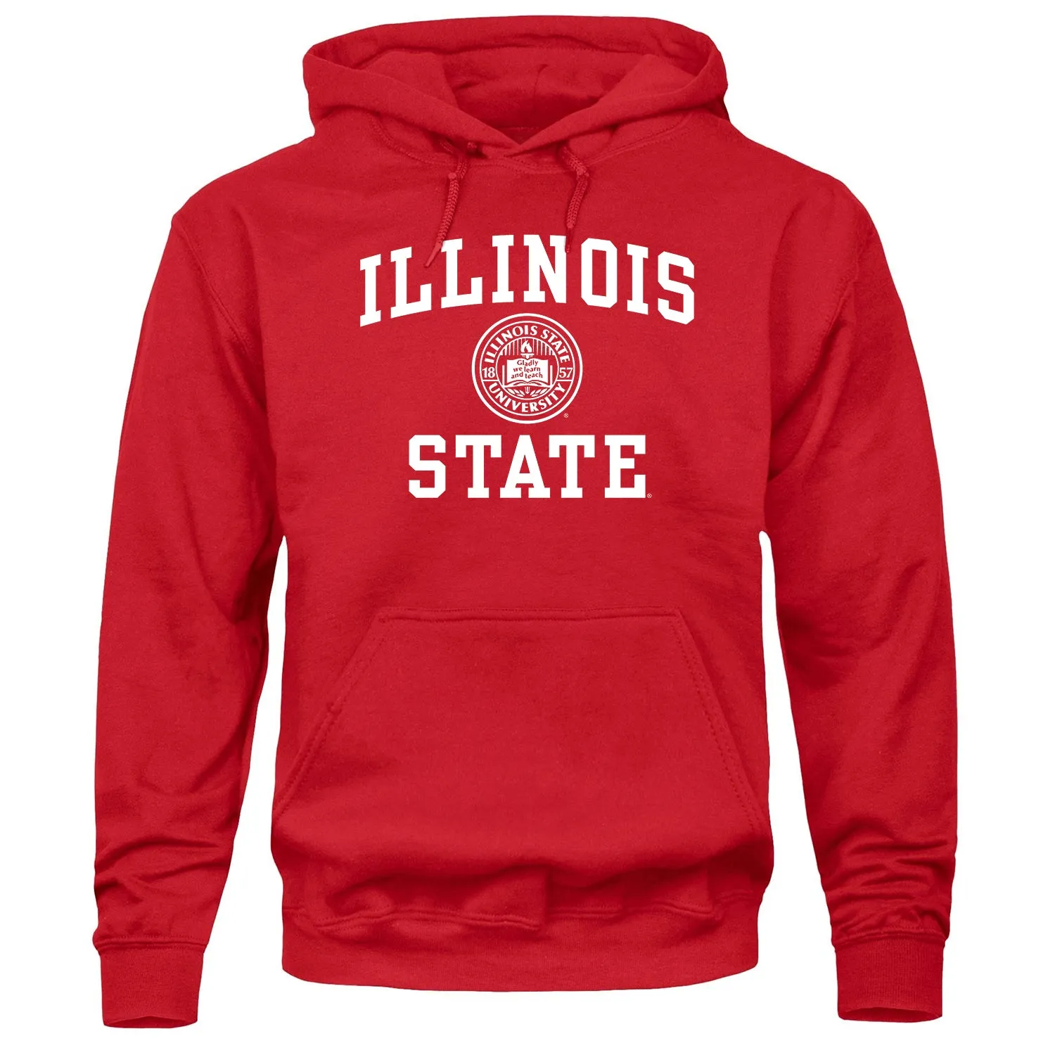 Illinois State University Heritage Hooded Sweatshirt (Red) sold by Barnesmith