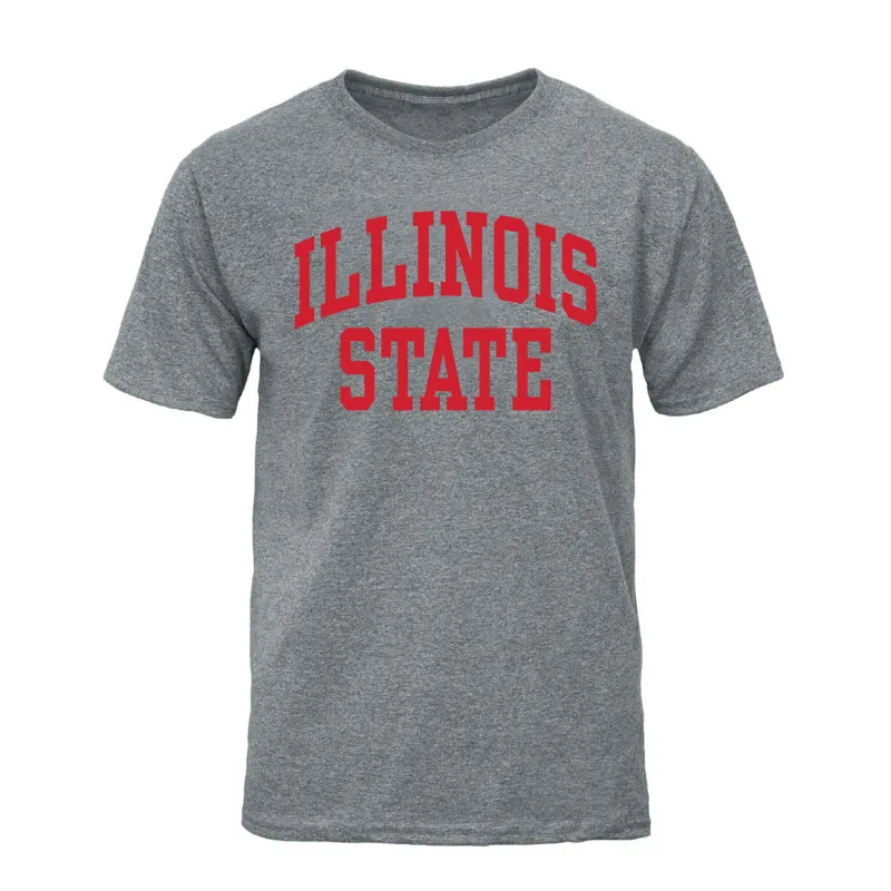 Illinois State University Classic T-Shirt (Charcoal Grey) sold by Barnesmith