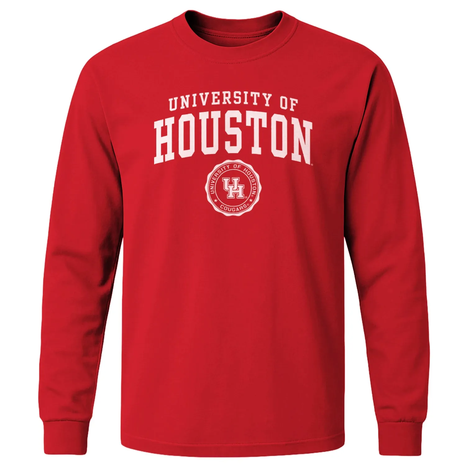 University of Houston Heritage Long Sleeve T-Shirt (Red) sold by Barnesmith