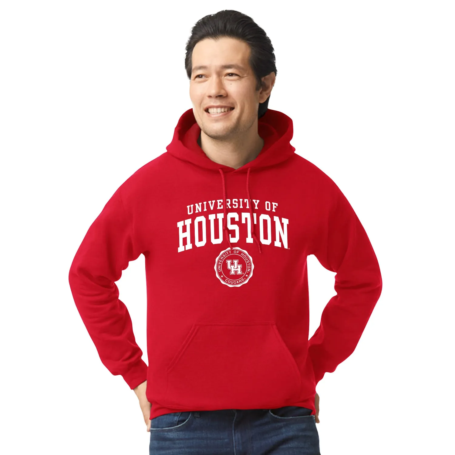 University of Houston Heritage Hooded Sweatshirt (Red) sold by Barnesmith product image thumbnail 2