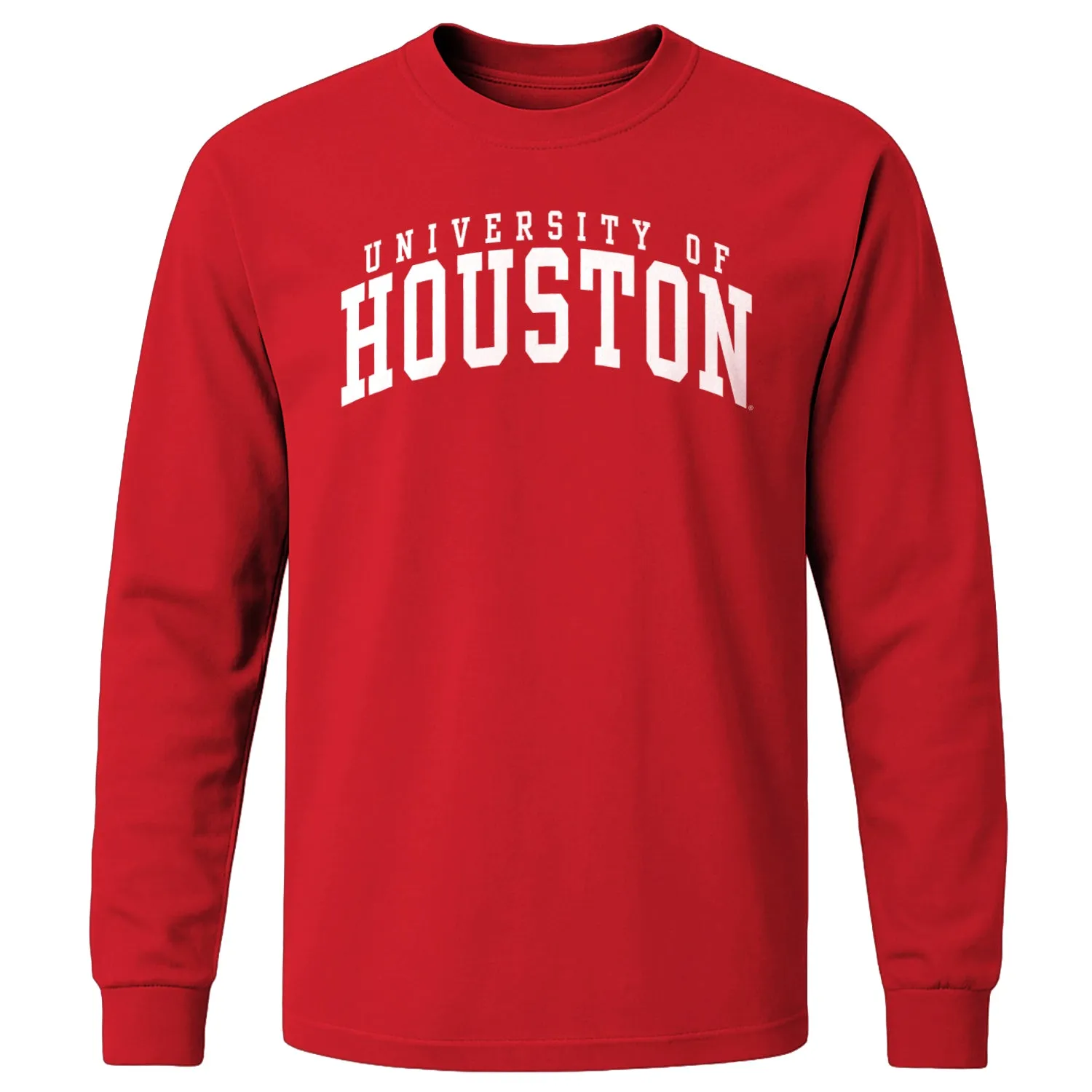 University of Houston Classic Long Sleeve T-Shirt (Red) sold by Barnesmith