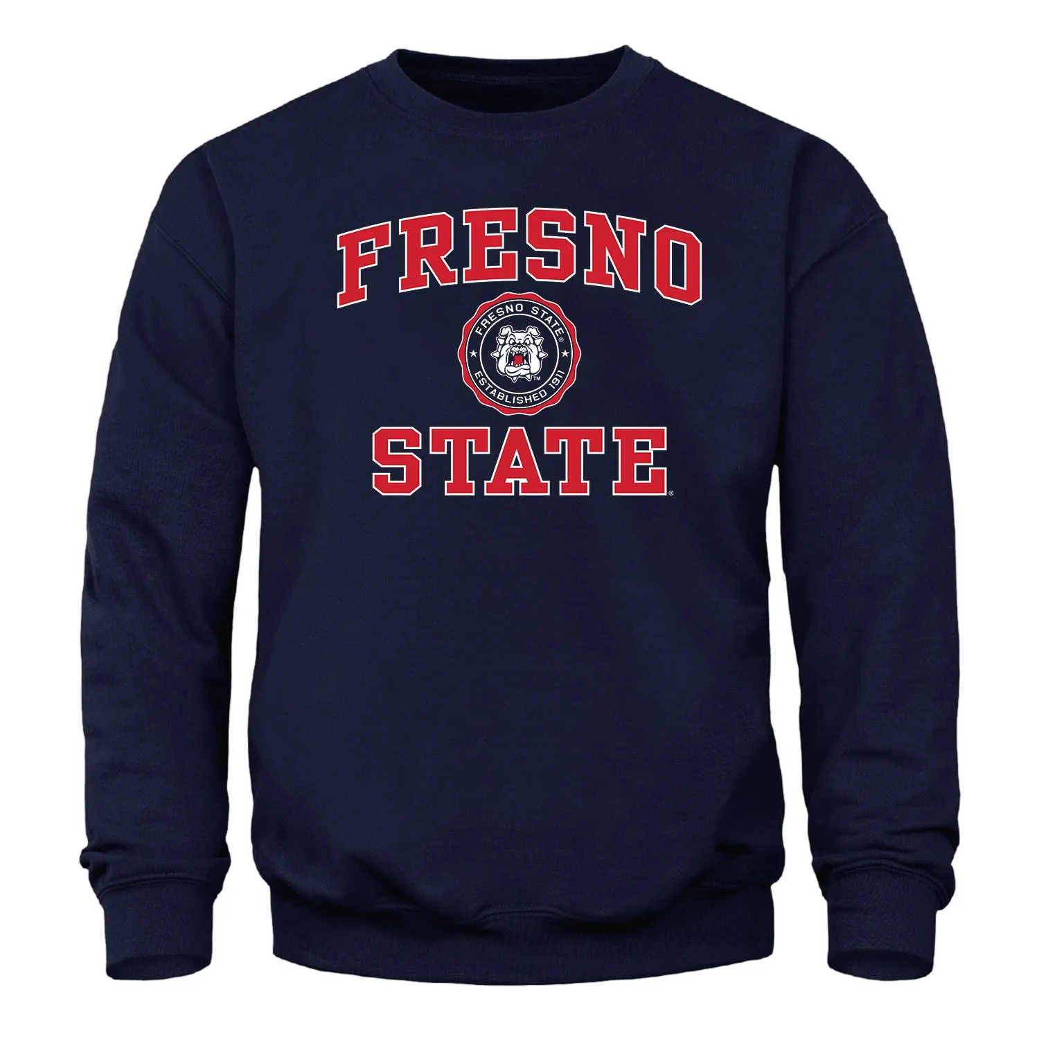 California State University Fresno Heritage Sweatshirt (Navy) sold by Barnesmith