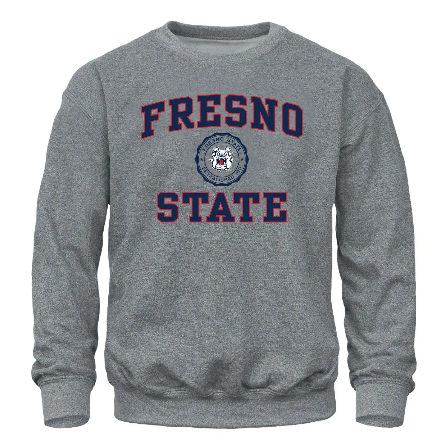 California State University Fresno Heritage Sweatshirt (Charcoal Grey) sold by Barnesmith