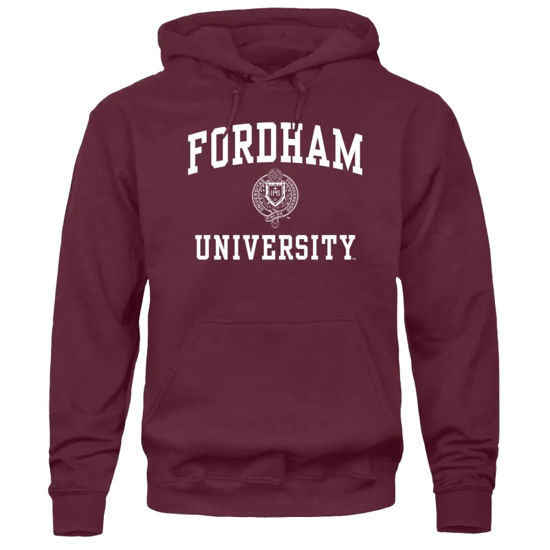 Fordham University Heritage Hooded Sweatshirt (Maroon) sold by Barnesmith