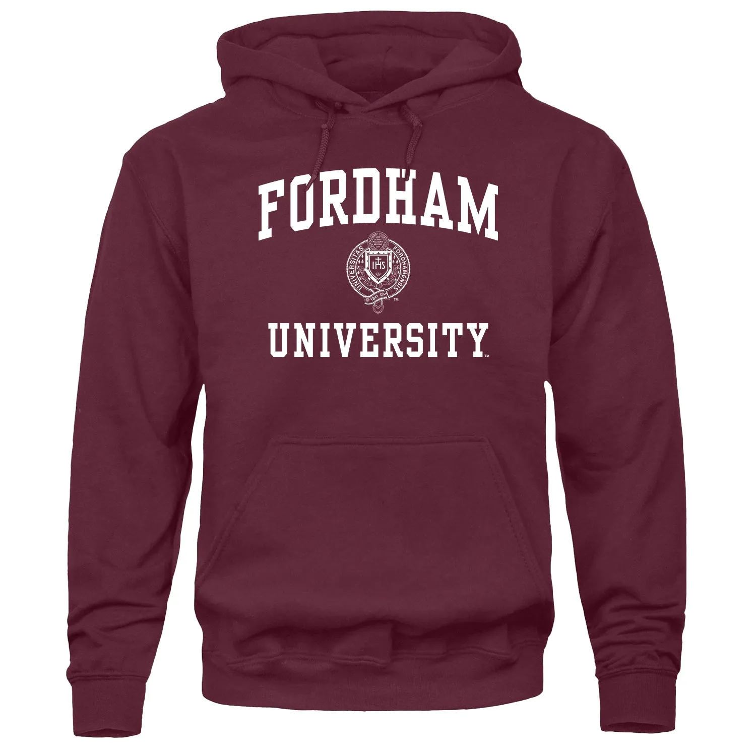 Fordham University Heritage Hooded Sweatshirt (Maroon) sold by Barnesmith