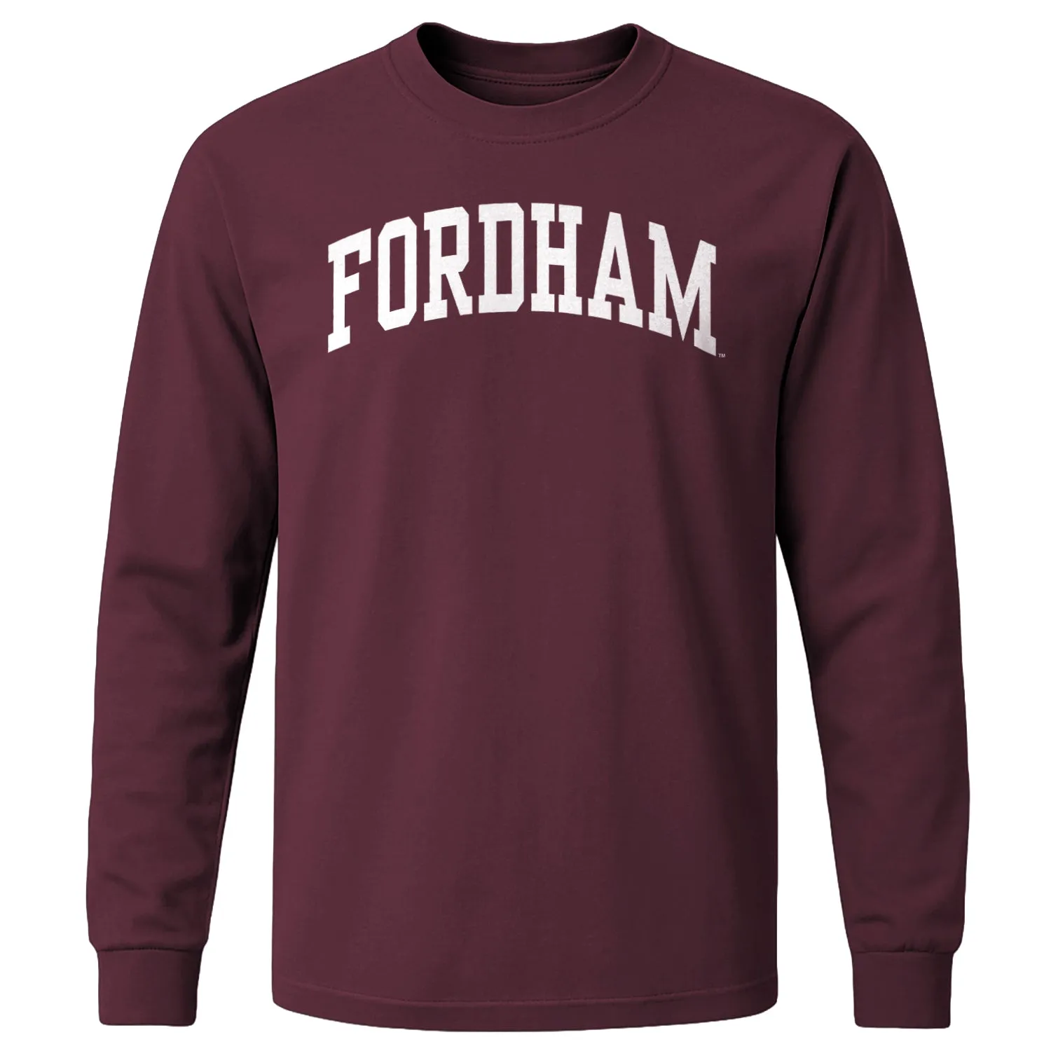 Fordham University Classic Long Sleeve T-Shirt (Maroon) sold by Barnesmith