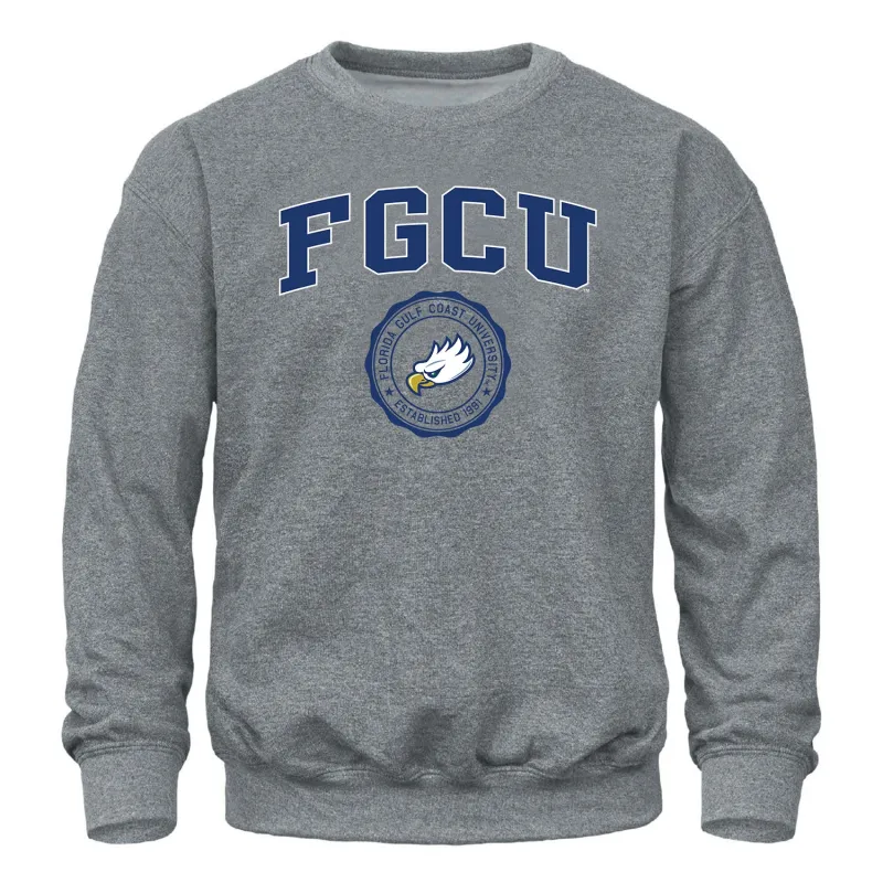 Florida Gulf Coast University Heritage Sweatshirt (Charcoal Grey) sold by Barnesmith