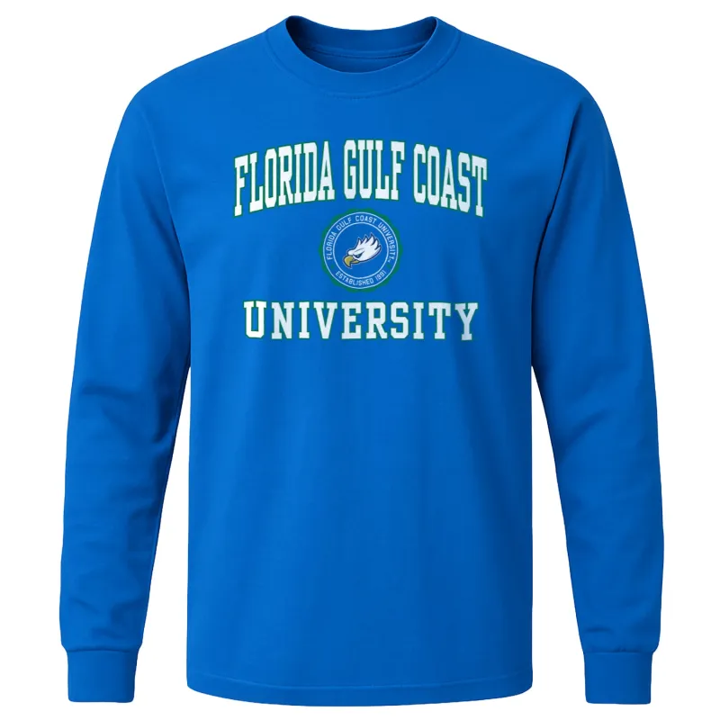 Florida Gulf Coast University Heritage Long Sleeve T-Shirt (Royal Blue) sold by Barnesmith
