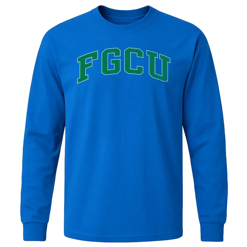 Florida Gulf Coast University Classic Long Sleeve T-Shirt (Royal Blue) sold by Barnesmith