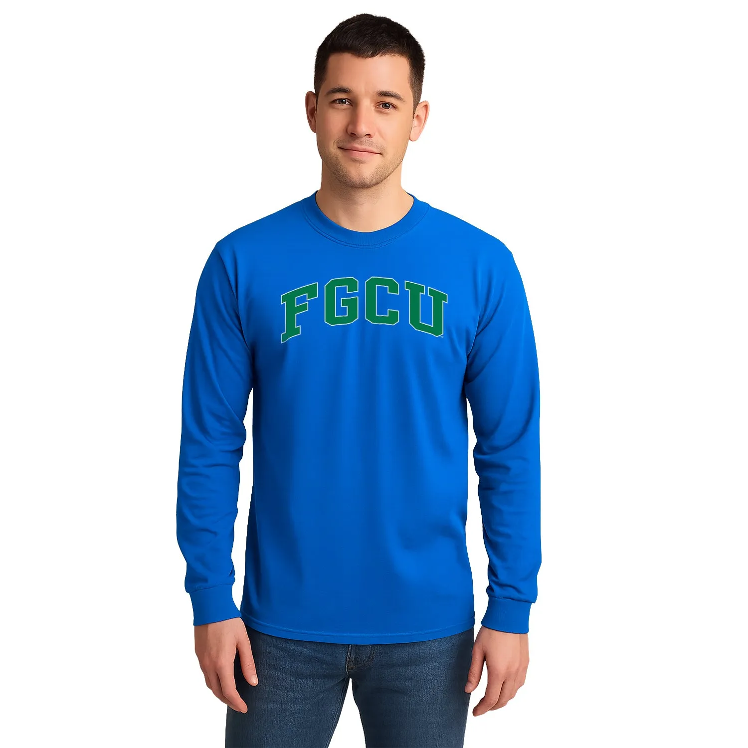 Florida Gulf Coast University Classic Long Sleeve T-Shirt (Royal Blue) sold by Barnesmith product image thumbnail 2
