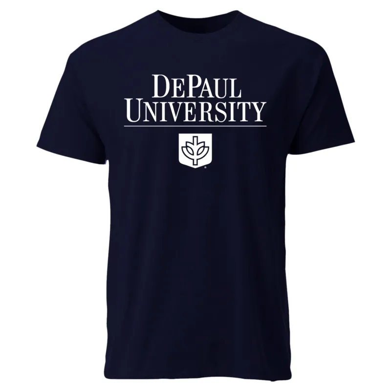 DePaul University Heritage T-Shirt (Navy) sold by Barnesmith