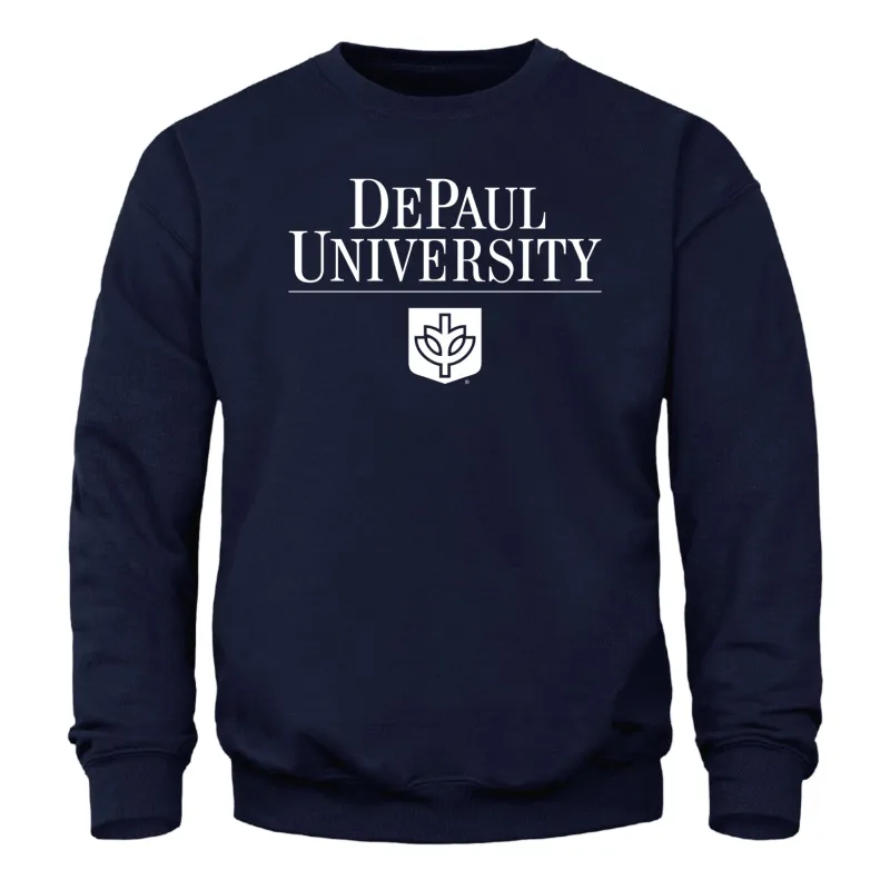 DePaul University Heritage Sweatshirt (Navy) sold by Barnesmith