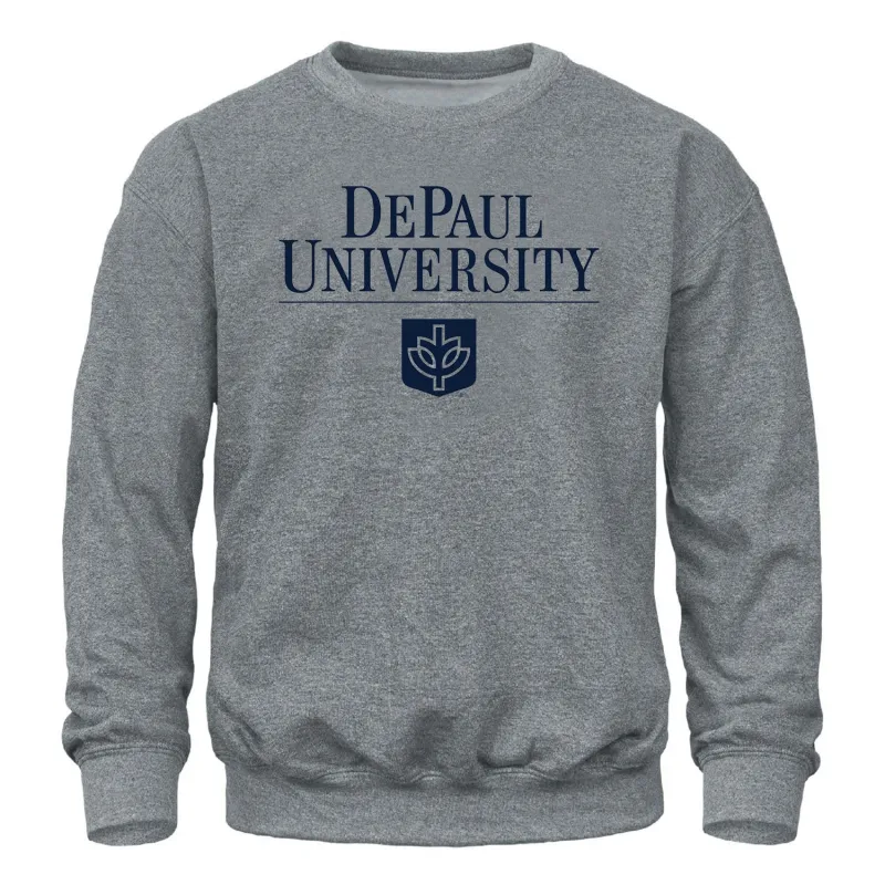 DePaul University Heritage Sweatshirt (Charcoal Grey) sold by Barnesmith