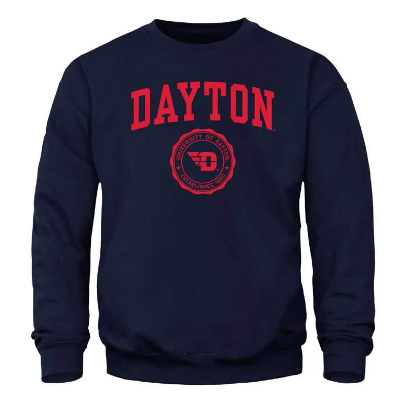 University of Dayton Heritage Sweatshirt (Navy) sold by Barnesmith