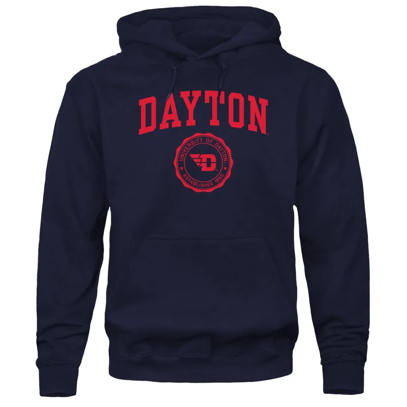 University of Dayton Heritage Hooded Sweatshirt (Navy) sold by Barnesmith