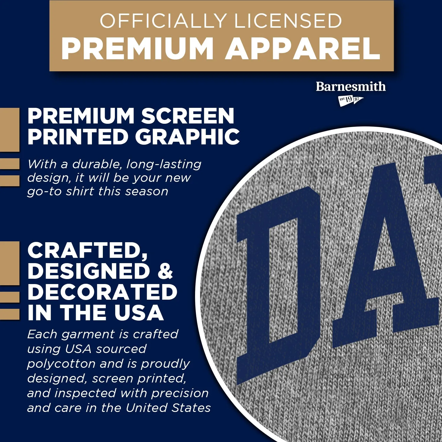 University of Dayton Classic T-Shirt (Charcoal Grey) sold by Barnesmith product image thumbnail 4