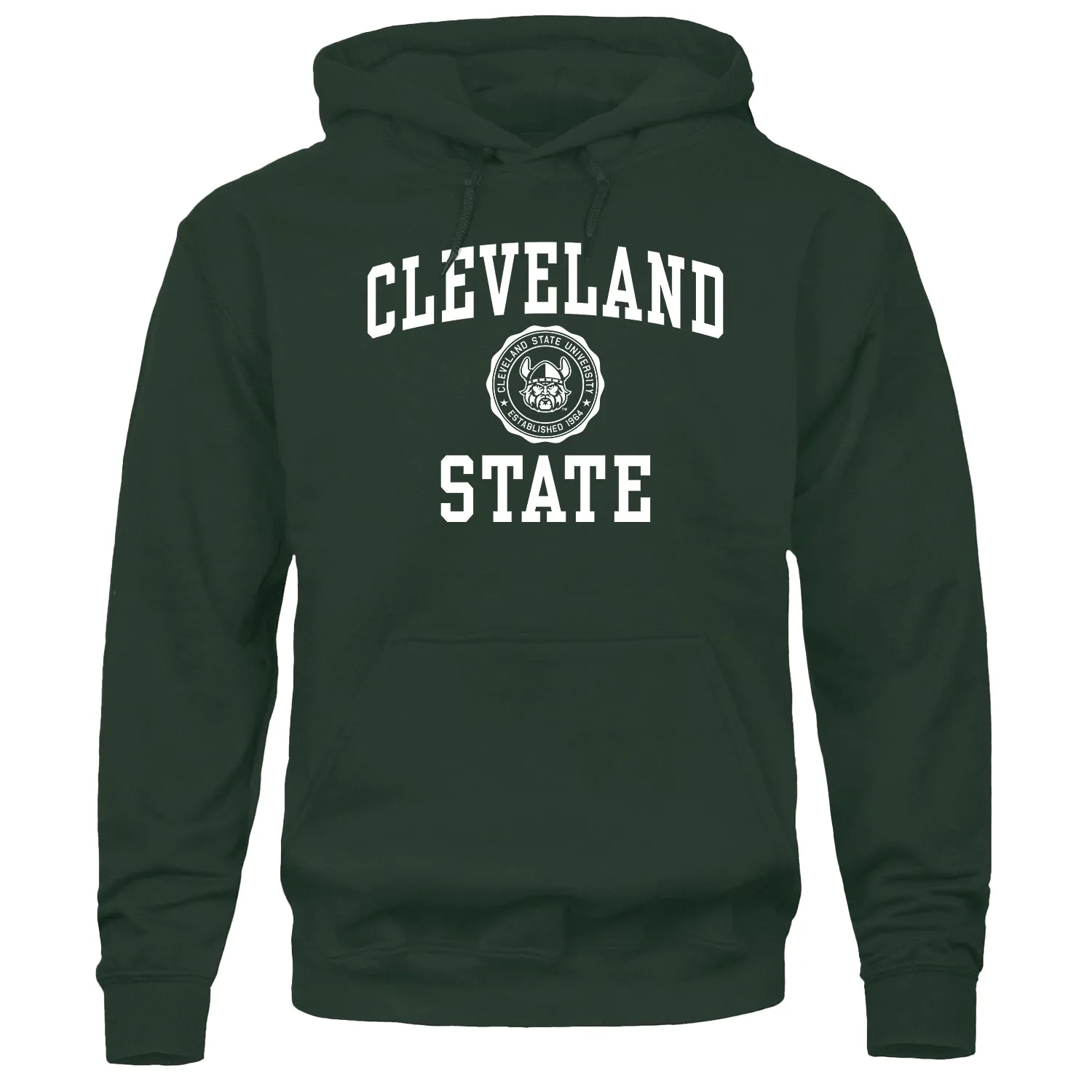 Cleveland State University Heritage Hooded Sweatshirt (Hunter Green) sold by Barnesmith